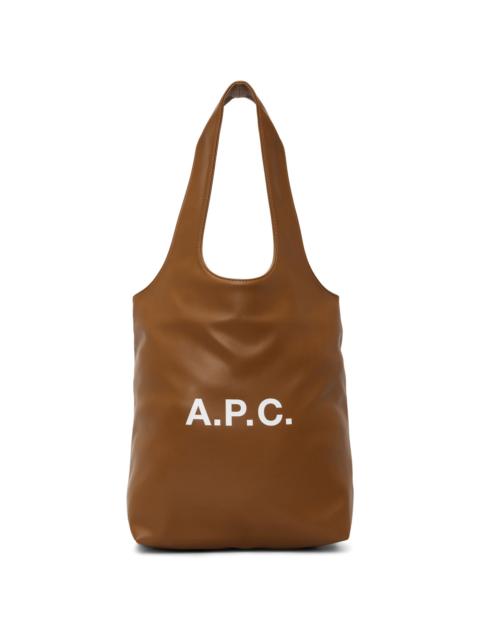 A.P.C. Tan Ninon Small Tote