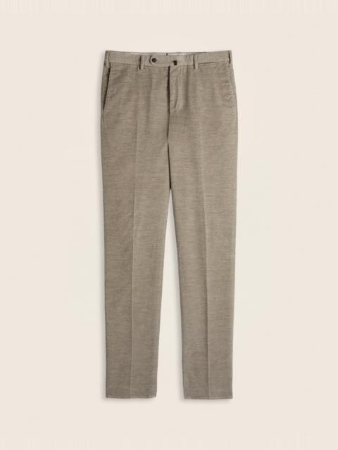 SLOWEAR Regular fit cotton and cashmere corduroy trousers