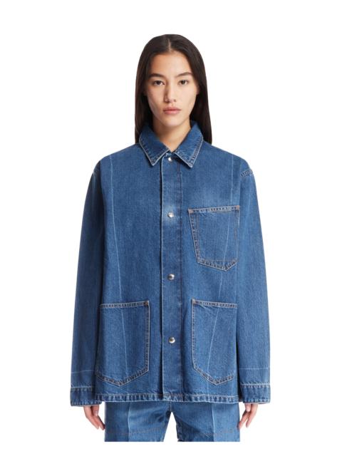 SETCHU Indigo Denim Work Jacket