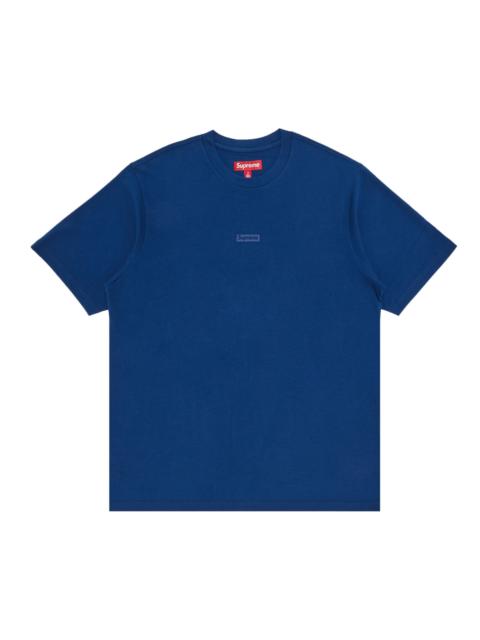 Supreme 최고 고밀도 작은 상자 Short-Sleeve Top 'Light Navy 이름 *