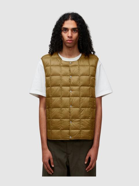 TAION Crew neck down vest gilet