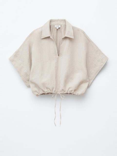 & Other Stories Drawstring Cropped Top