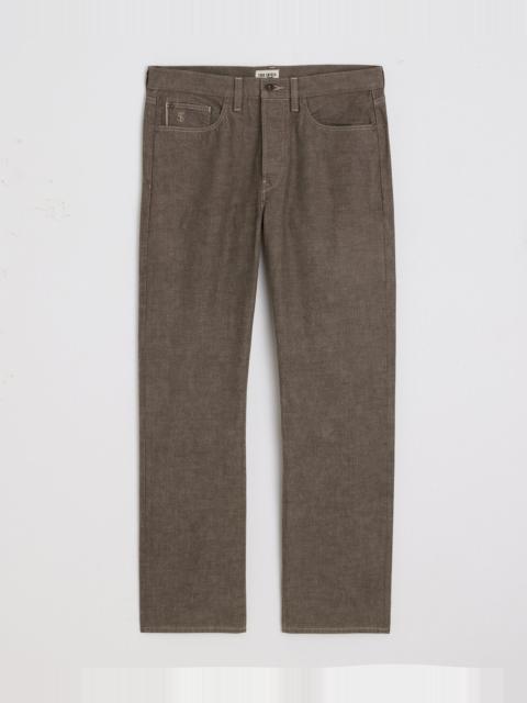TODD SNYDER Straight Fit Lightweight Japanese Selvedge Jean in Whiskey