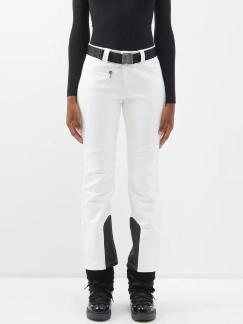 Madei belted softshell ski trousers