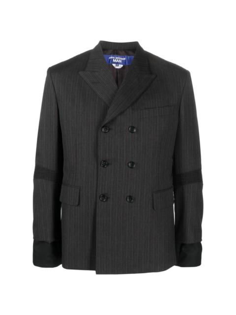 double-breasted wool blazer