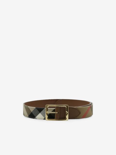 Burberry Check cotton belt