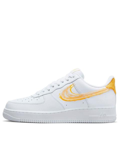 Nike Nike Air Force 1 '07 'Brushstroke - White Solar Flare' DX2646-100