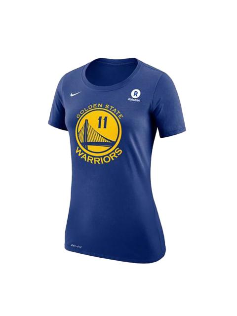 Nike WoNBA Golden State Warriors T-Shirt "Blue- Name & Number Klay Thompson T-Shirt" 871408 498