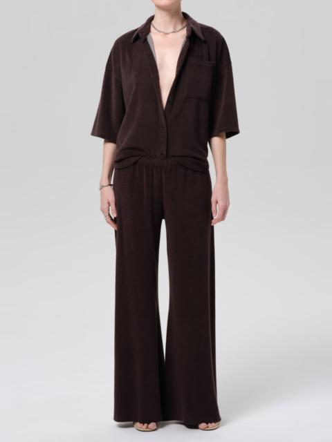 Citizens of Humanity Francis Knit Shirt In Chocolate