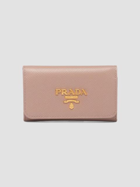 Prada Women's Saffiano Leather Keychain - Pink