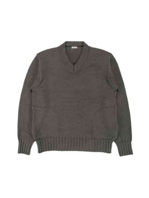 PHIGVEL MAKERS Co. Goodman's V Neck Sweater Dust Gray