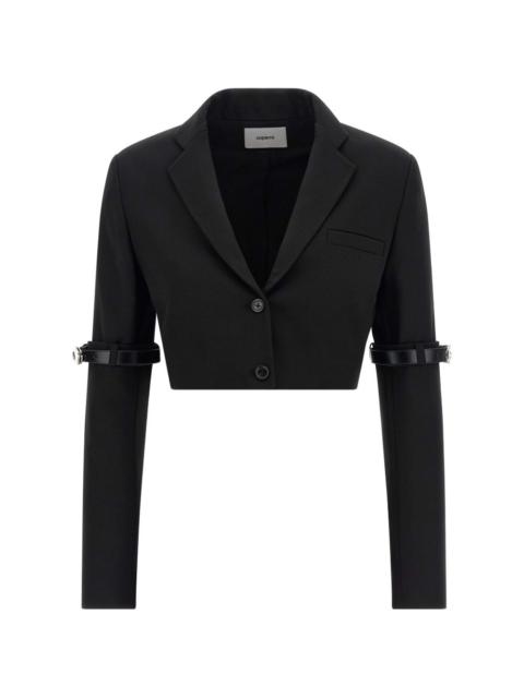 COPERNI Hybrid cropped blazer