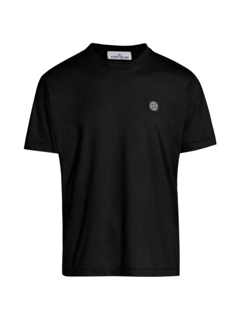 Stone Island Men's Cotton Crewneck T-Shirt - Black