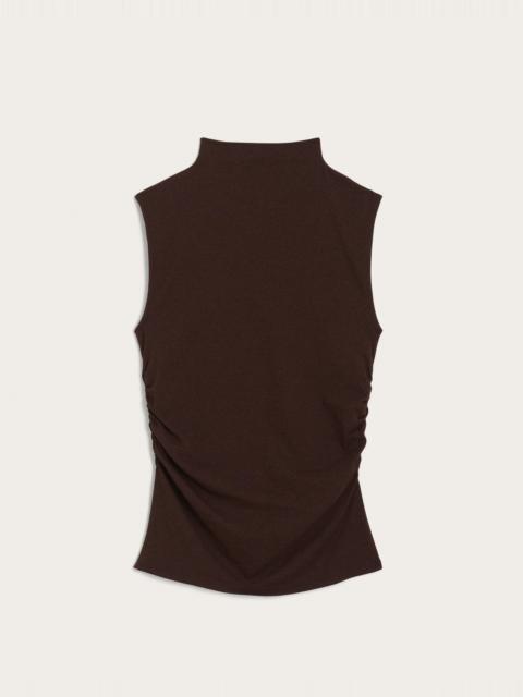 Madewell Ruched Mockneck Tank