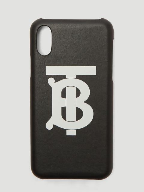 Burberry TB Monogram iPhone X Case