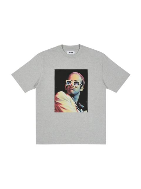 PALACE Palace Elton John Icon T-shirt Grey Marl