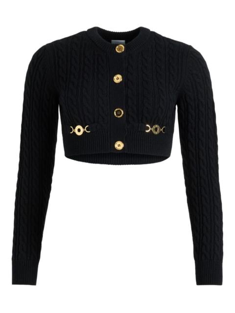 PATOU cable-knit buttoned cardigan