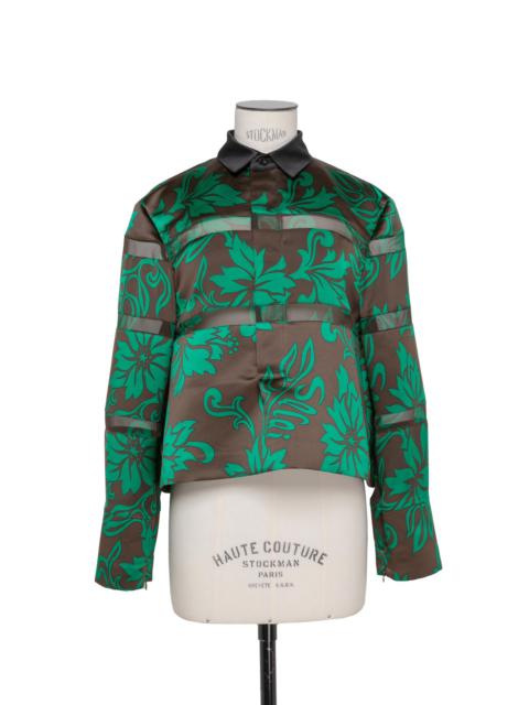 Floral Print Rugby Shirt