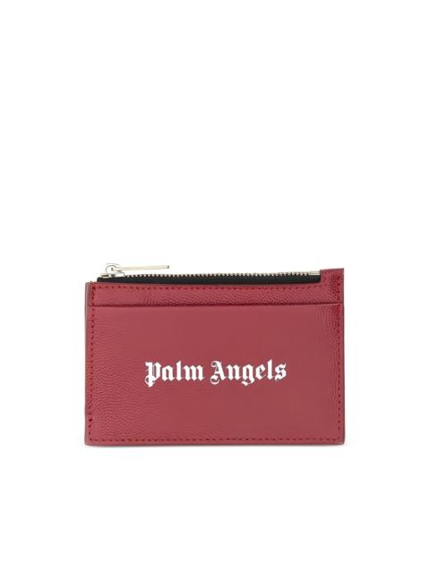 Palm Angels leather cardholder