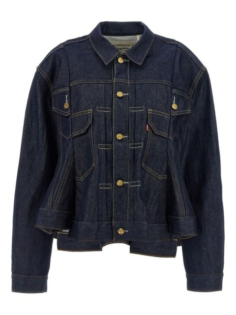 sacai x Levi's® polo-collar denim jacket