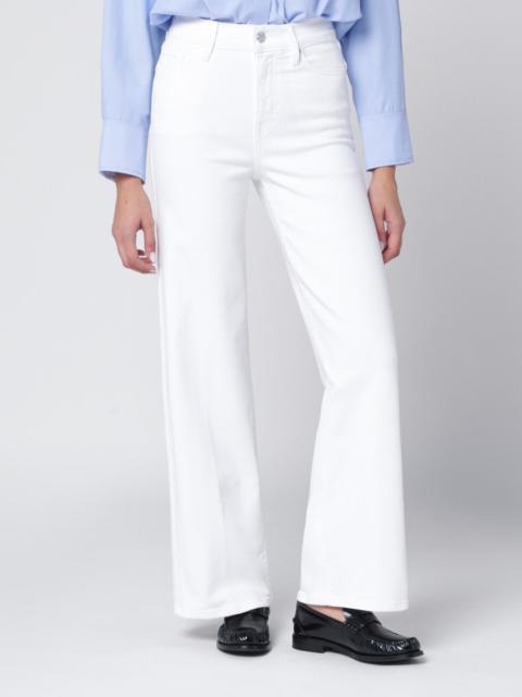 FRAME White Slim Palazzo jeans
