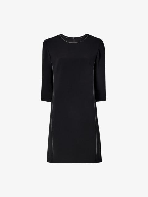 M.M.LaFleur Lancia Travel Dress - Everyday Crepe with Topstitch