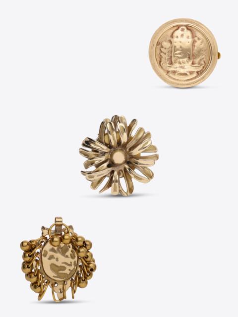 Dries Van Noten BRASS BUTTON COVERS
