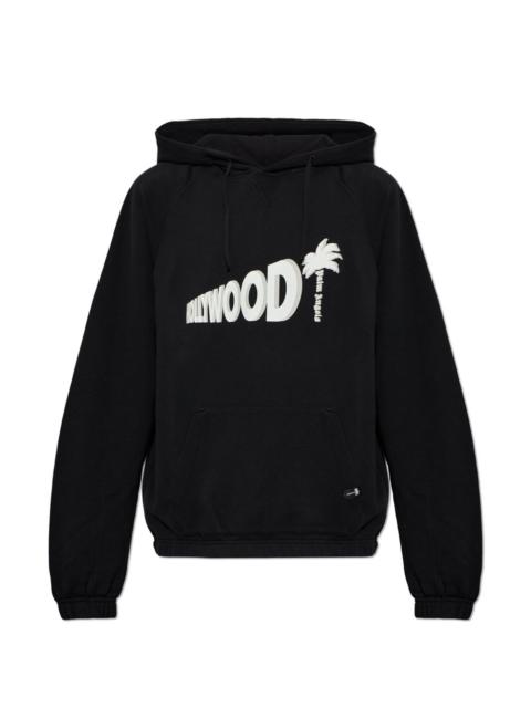 Palm Angels logo-motif hoodie
