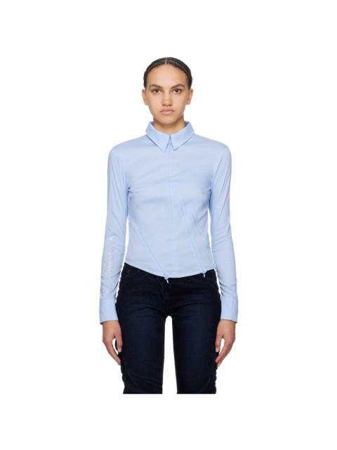 OTTOLINGER Blue Zip Shirt