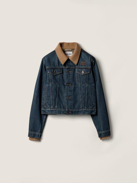 Miu Miu Denim blouson jacket
