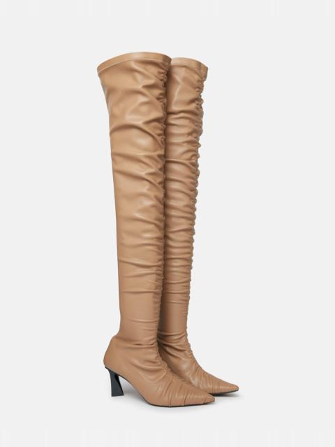 Stella McCartney Elsa Ruched Thigh-High Boots