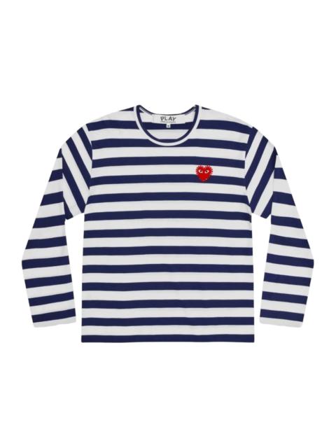 Comme Des Garçons Comme des Garcons PLAY Rhinestone Heart P1T805 T-shirt Navy