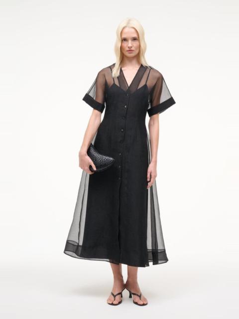 STAUD STAUD ELLE DRESS BLACK