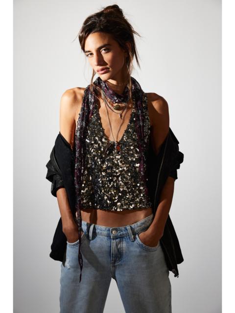 FREE PEOPLE Faye Shine Embellished Vest