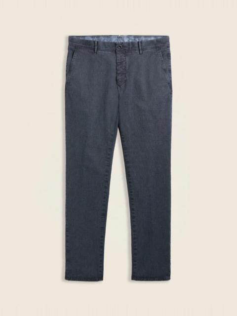 SLOWEAR Slim fit stretch cotton trousers