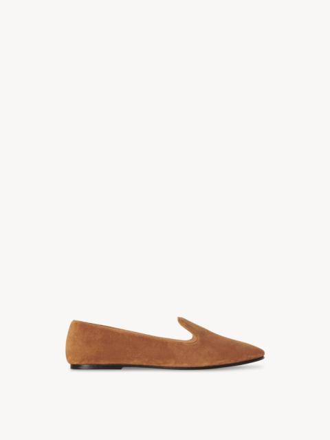 The Row Tippi Loafer in Suede