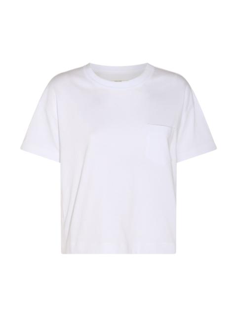 sacai white cotton t-shirt