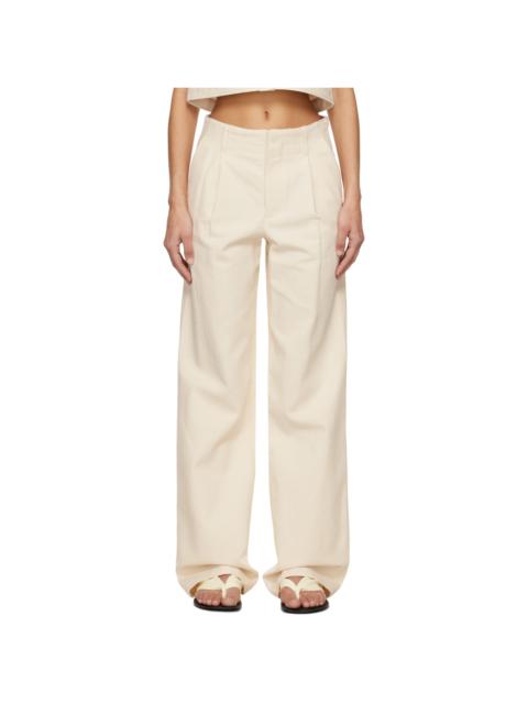 Loulou de Saison Off-White Jiva Trousers