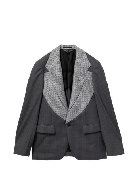 Comme des Garçons Homme Plus pinstripe panel jacket