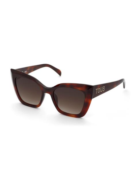 TOUS Havana-colored Sunglasses TOUS Faceted Logo