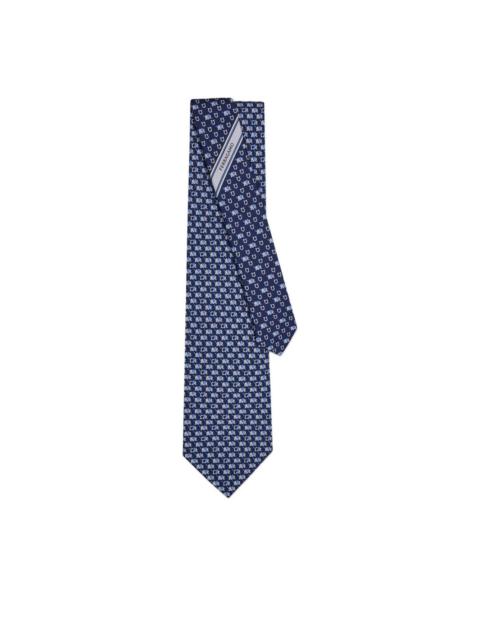 FERRAGAMO elephant-pattern tie