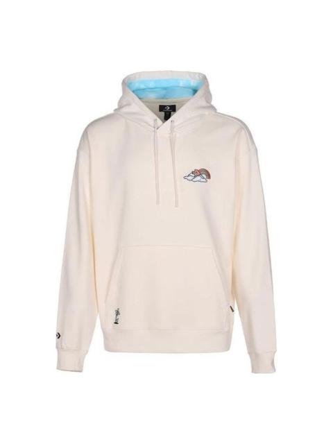 Converse Rainbow Cloud Graphic Pullover Hoodie 'Egret' 10025518-A01