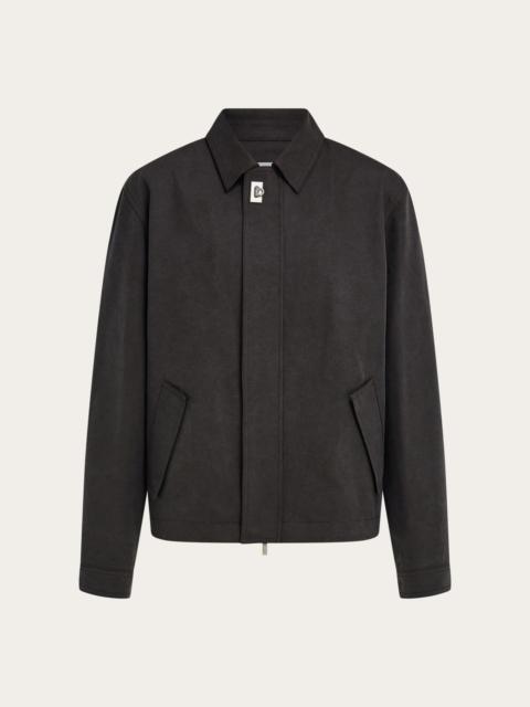 FERRAGAMO Washed canvas blouson
