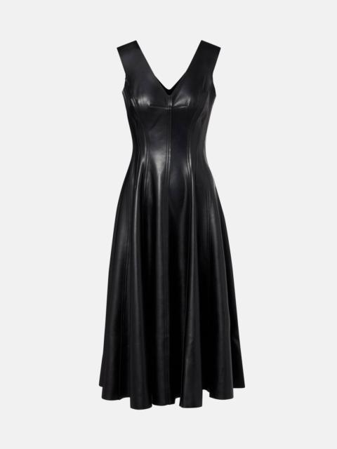 NORMA KAMALI Paneled midi dress