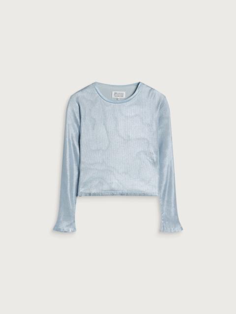 Maison Margiela Maison Margiela Foiled Longsleeve Top