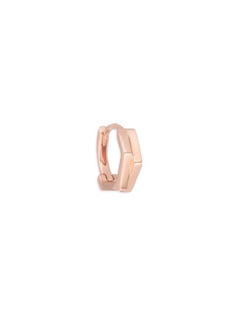 REPOSSI Women's Antifer 18K Gold Single Huggie Hoop Earring - Left Or Right - Rose Gold