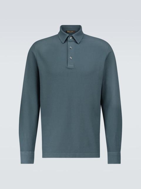 Long-sleeved polo shirt