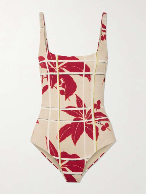 Loro Piana Floral-print swimsuit