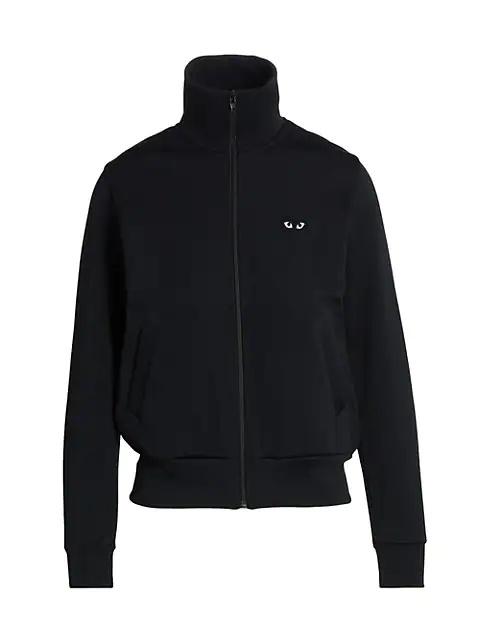 Comme des Garçons PLAY COMME DES GARCONS PLAY WOMEN'S BIG BLACK HEART HOODED SWEATSHIRT - BLACK