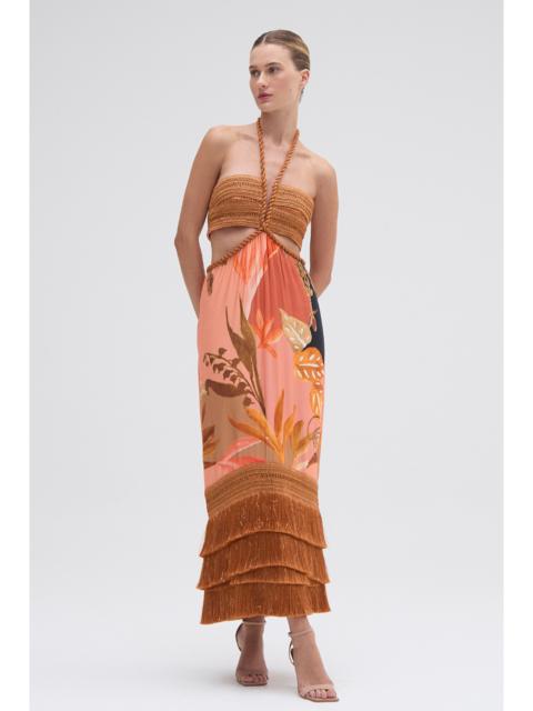 PatBO BANANIER CUT OUT MIDI DRESS
